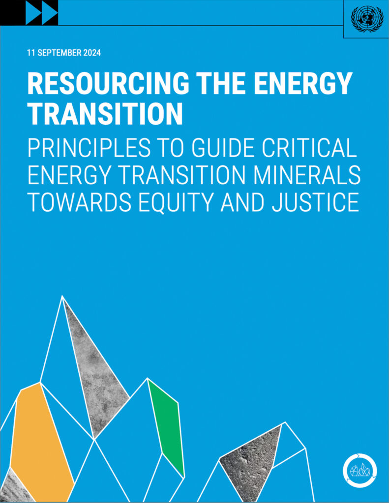 United Nations-Convened Guiding Principles to Guide Global Energy Transition: What does this mean for the Cobalt Industry?